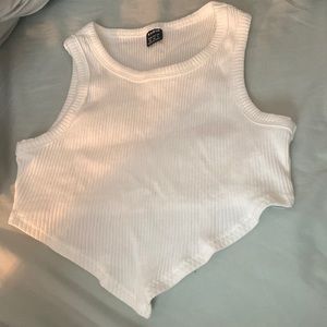 Cute white crop top